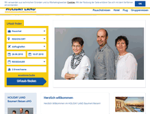 Tablet Screenshot of holidayland-schoeningen.de